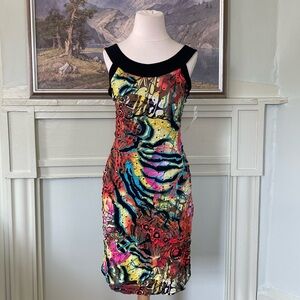 NWT Joseph Ribkoff Patterned Mini Dress